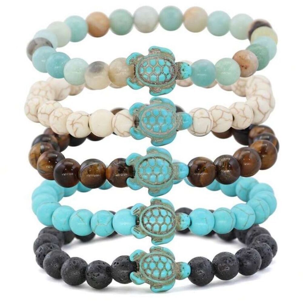 5 Piece Turtle Bracelets - Picture 8 of 8